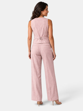 Set de Mujer Chaleco y Pantalón Ancho