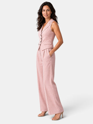 Set de Mujer Chaleco y Pantalón Ancho
