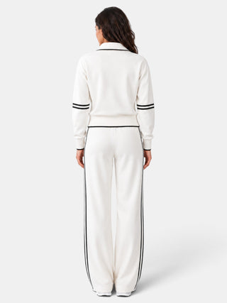 Conjunto Mujer Cuello Alto Pantalón Ancho