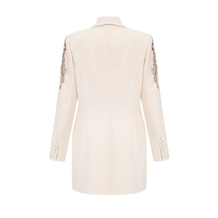Elena - Vestido blazer adornado con lentejuelas