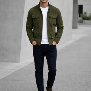 Mario - Chaqueta de inspiración militar con presencia elegante