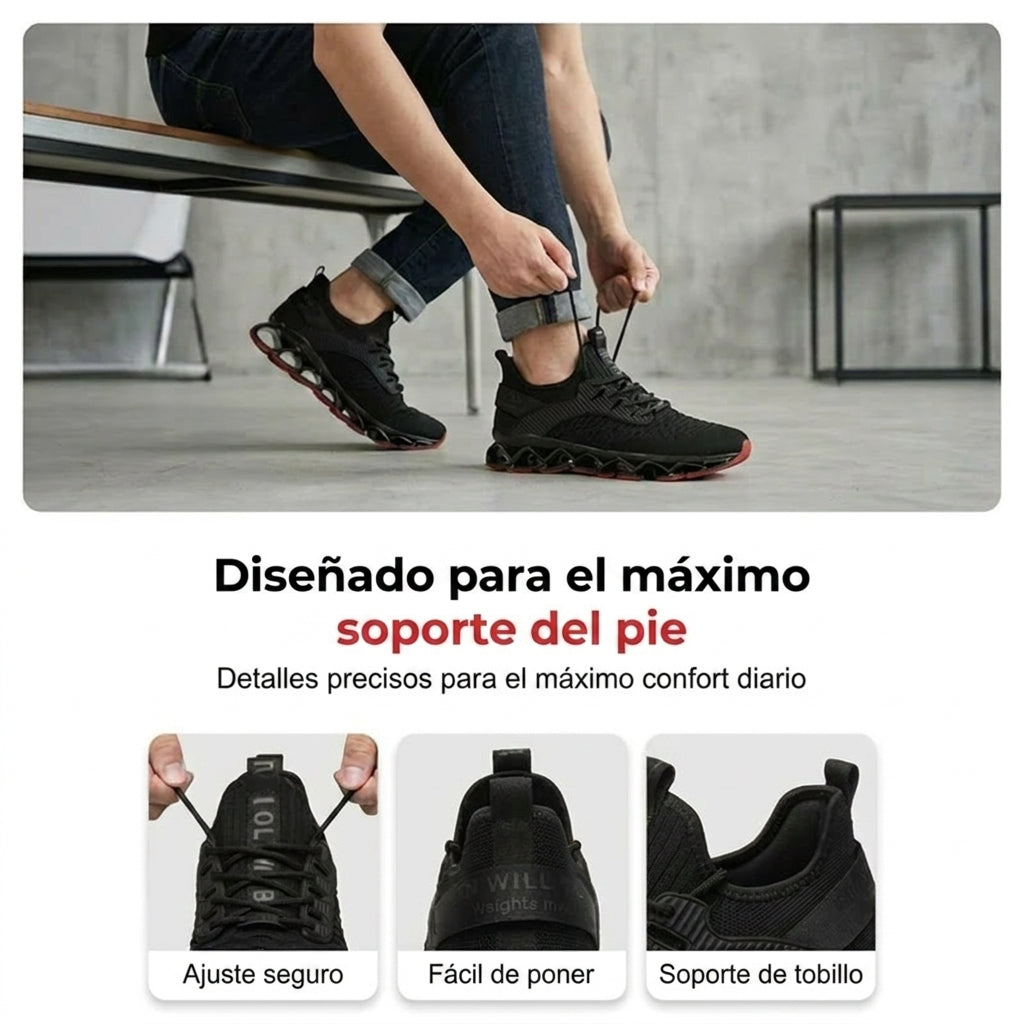 Zapatillas deportivas transpirables de malla