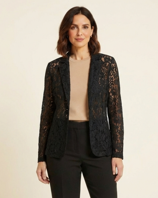 Ariadna - Blazer de encaje floral