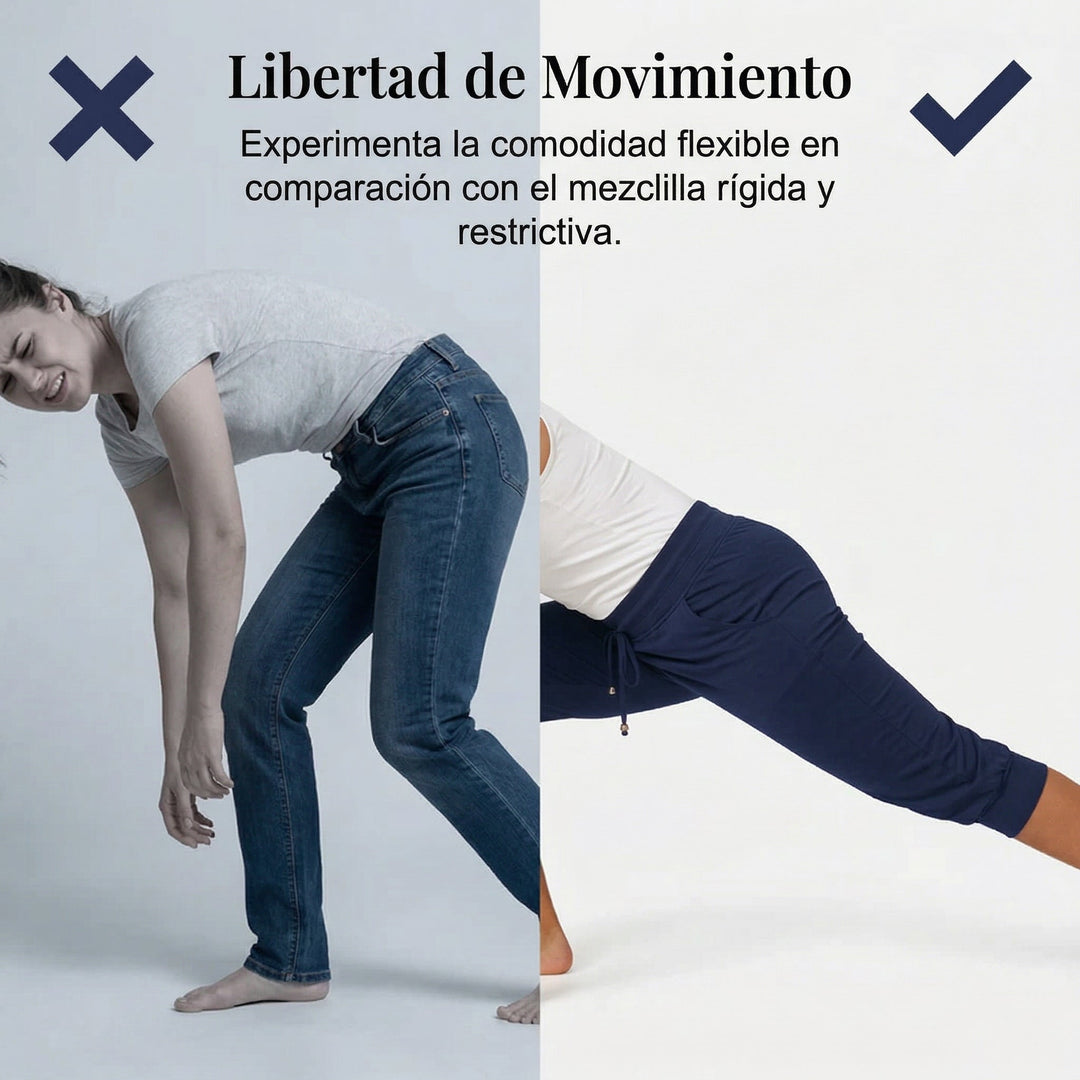Tamara – Pantalones capri con cordón en la cintura