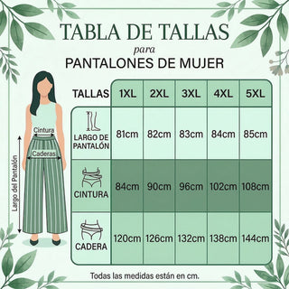 Iria - Pantalón capri acanalado de pierna ancha