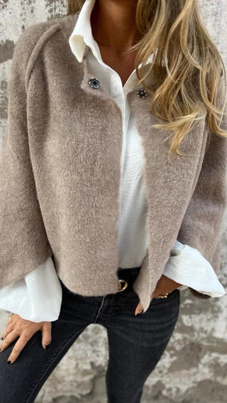 Elvira - Soft Round Neck Jacket