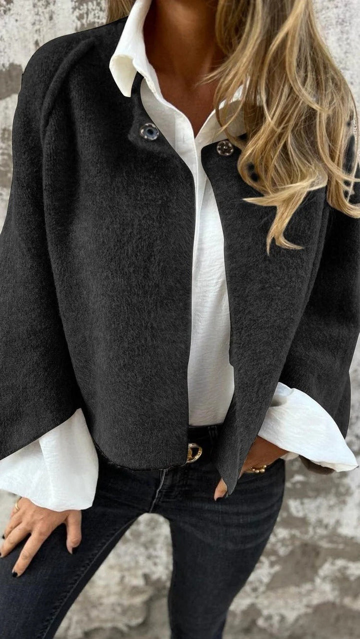 Elvira - Soft Round Neck Jacket