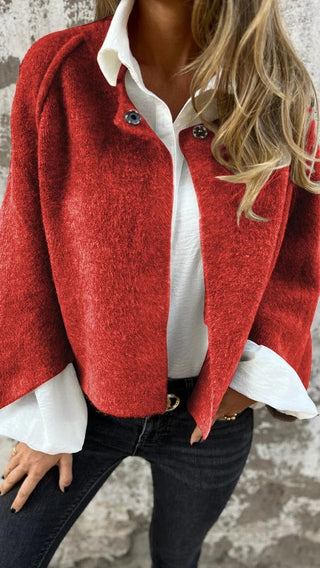 Elvira - Soft Round Neck Jacket