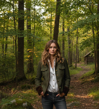 Daniela - Chaqueta elegante con detalles de terciopelo