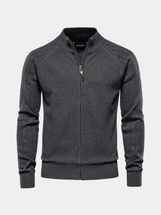 Jacquard™ | Cárdigan de punto con cremallera