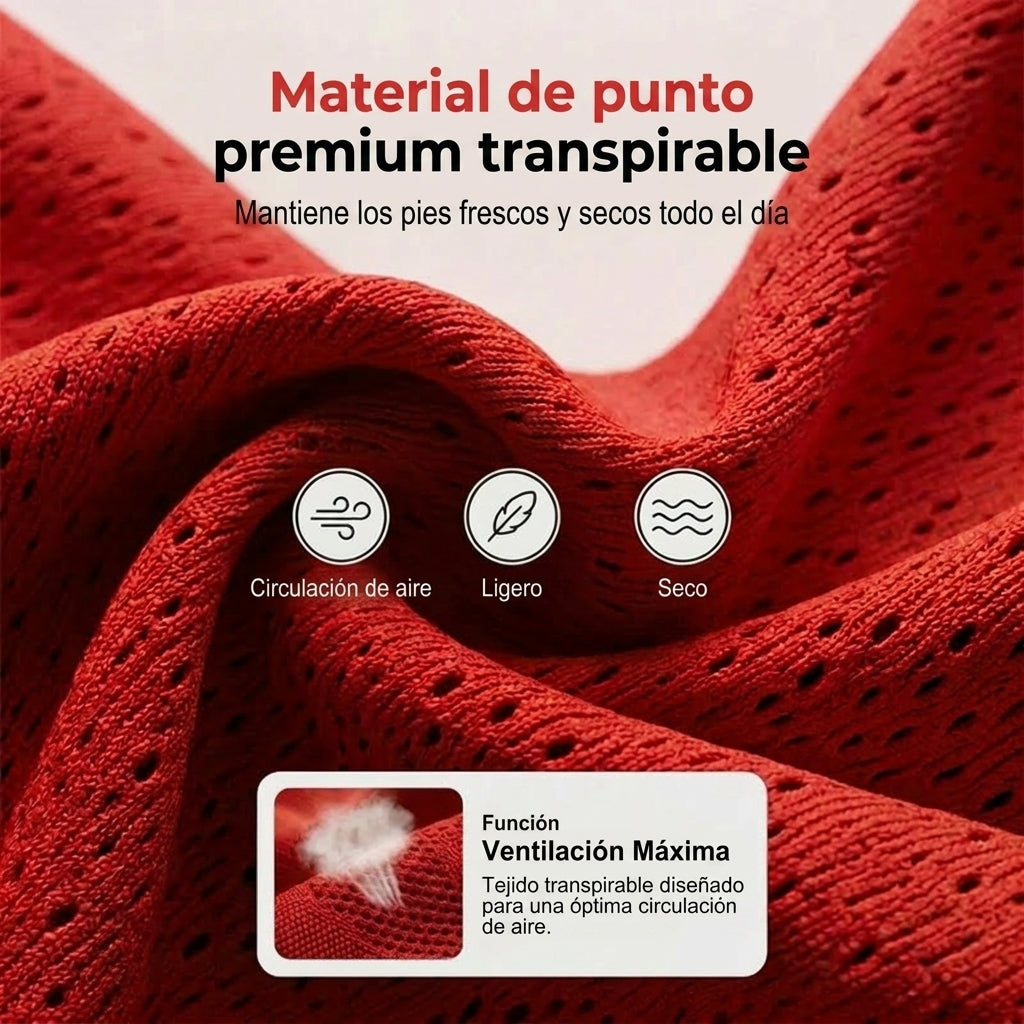 Zapatillas deportivas transpirables de malla