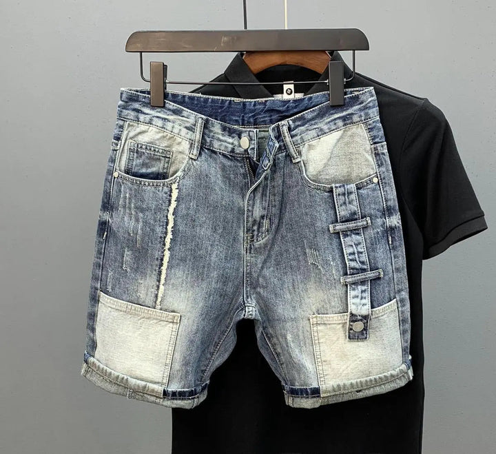 Weston™ | Shorts de mezclilla azul vintage