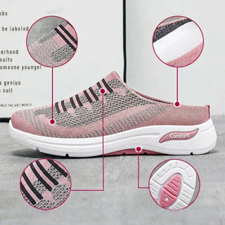 Aina - Zapatillas transpirables con talón abierto