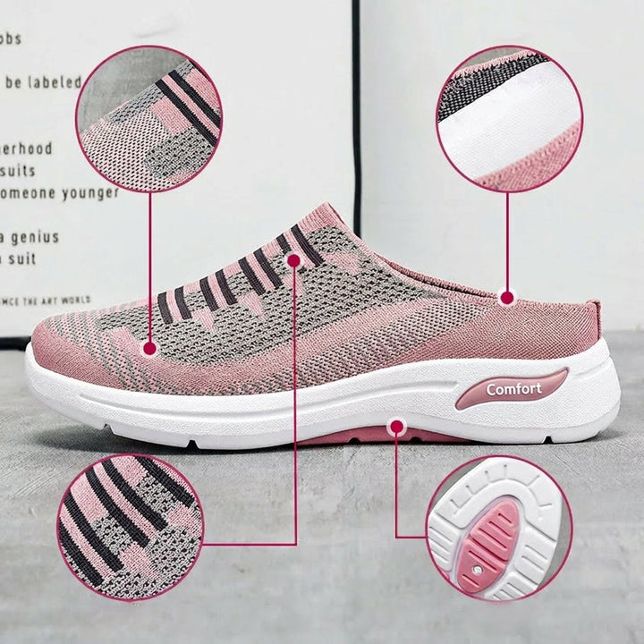 Aina - Zapatillas transpirables con talón abierto