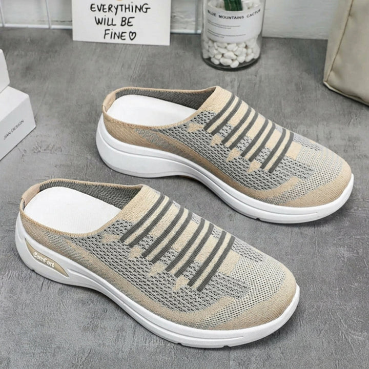 Aina - Zapatillas transpirables con talón abierto
