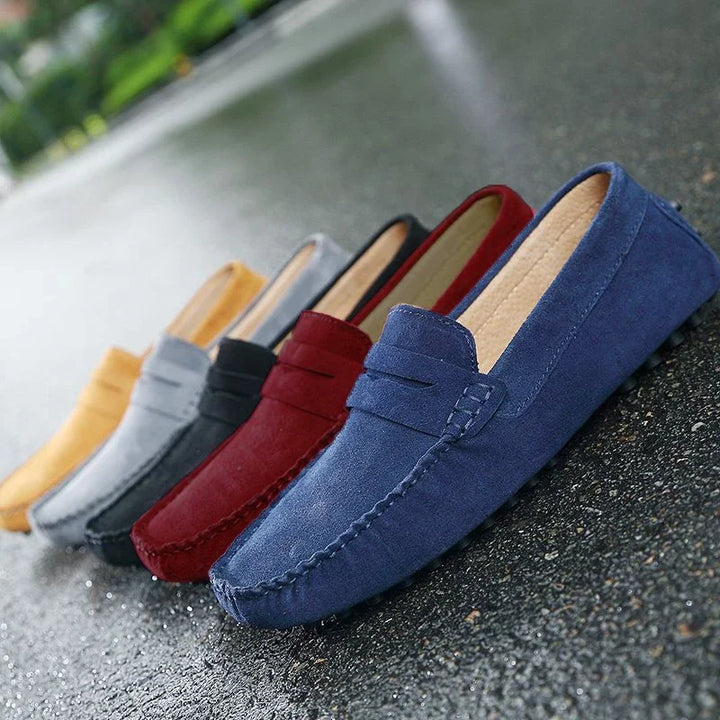 Mocasines casuales de ante