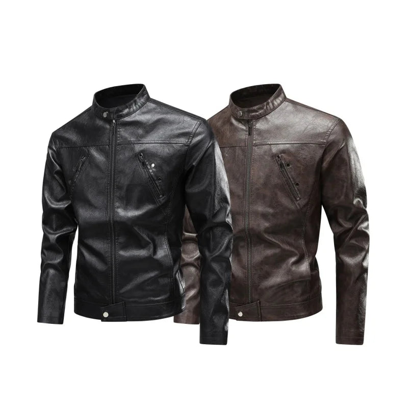 Juan™ | Chaqueta de Cuero Estilo Piloto Americano