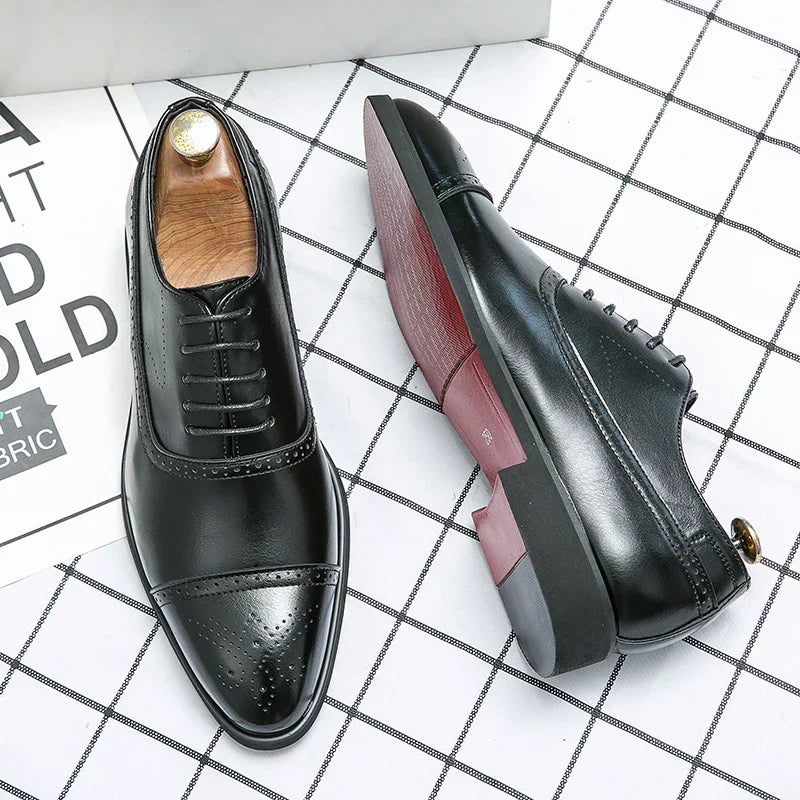 Emilio - Elegant brogue shoes