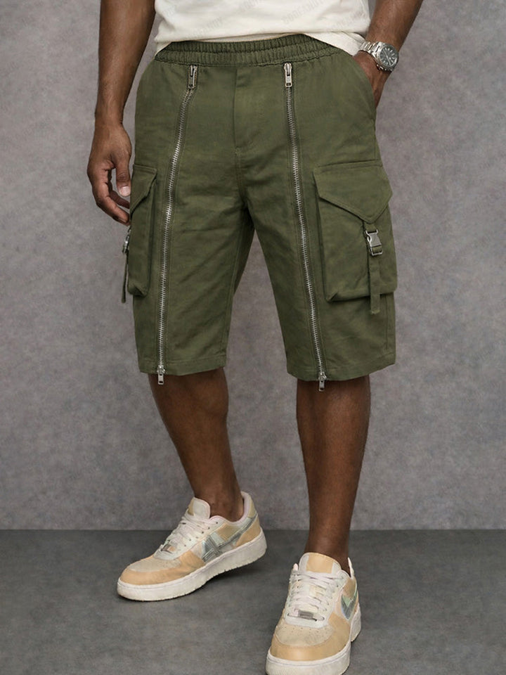 Franky™ | Shorts cargo con diseño de cremallera
