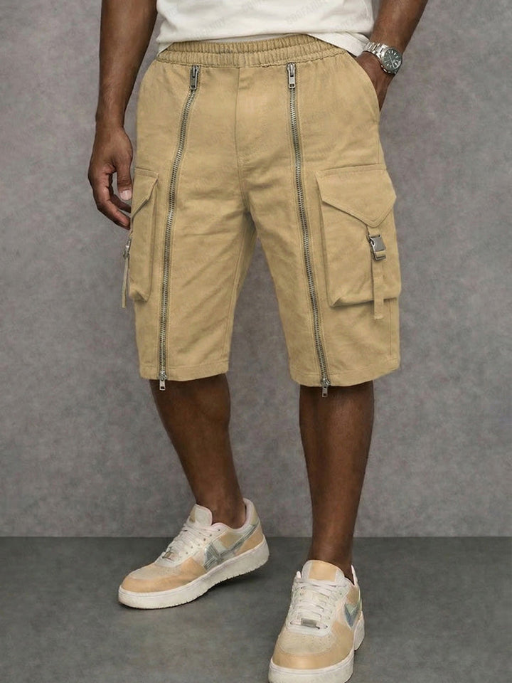 Franky™ | Shorts cargo con diseño de cremallera