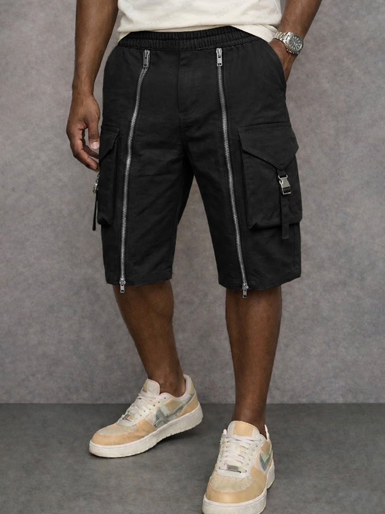 Franky™ | Shorts cargo con diseño de cremallera