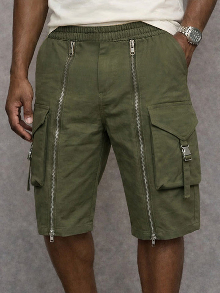 Franky™ | Shorts cargo con diseño de cremallera
