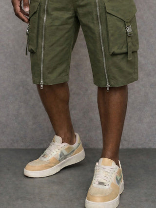 Franky™ | Shorts cargo con diseño de cremallera