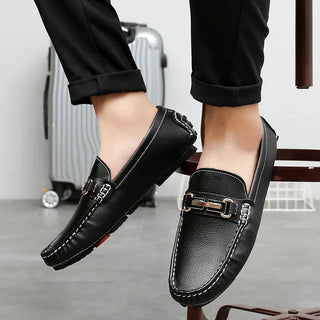 Mocasines de piel auténtica