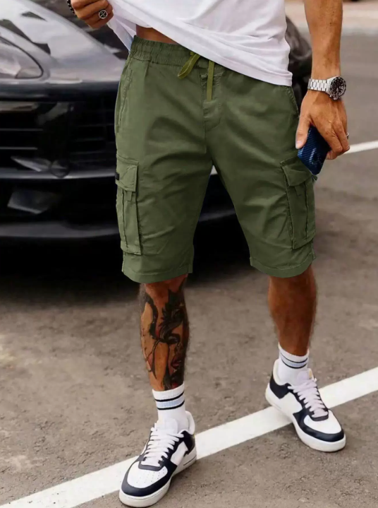Elias™ | Shorts cargo con múltiples bolsillos