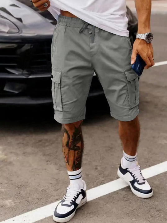 Elias™ | Shorts cargo con múltiples bolsillos