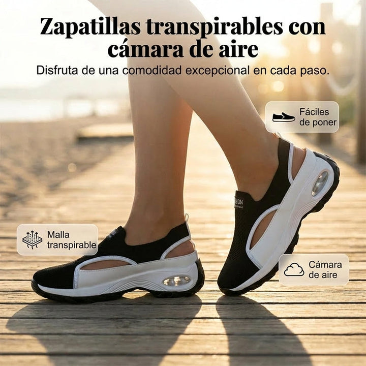 Aroa - Zapatillas transpirables con cámara de aire