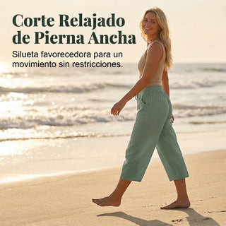 Amelia - Pantalones cortos plisados lisos
