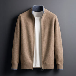 Harvey™ | Cárdigan elegante de lana con cremallera