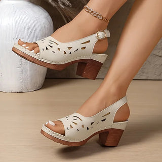 Vera - Sandalias de cuña con triple soporte de arco