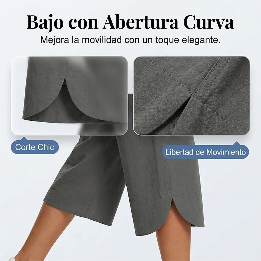 Aina - Pantalones cropped transpirables