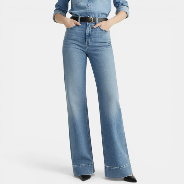 Pantalones Vaqueros Holgados Mujer