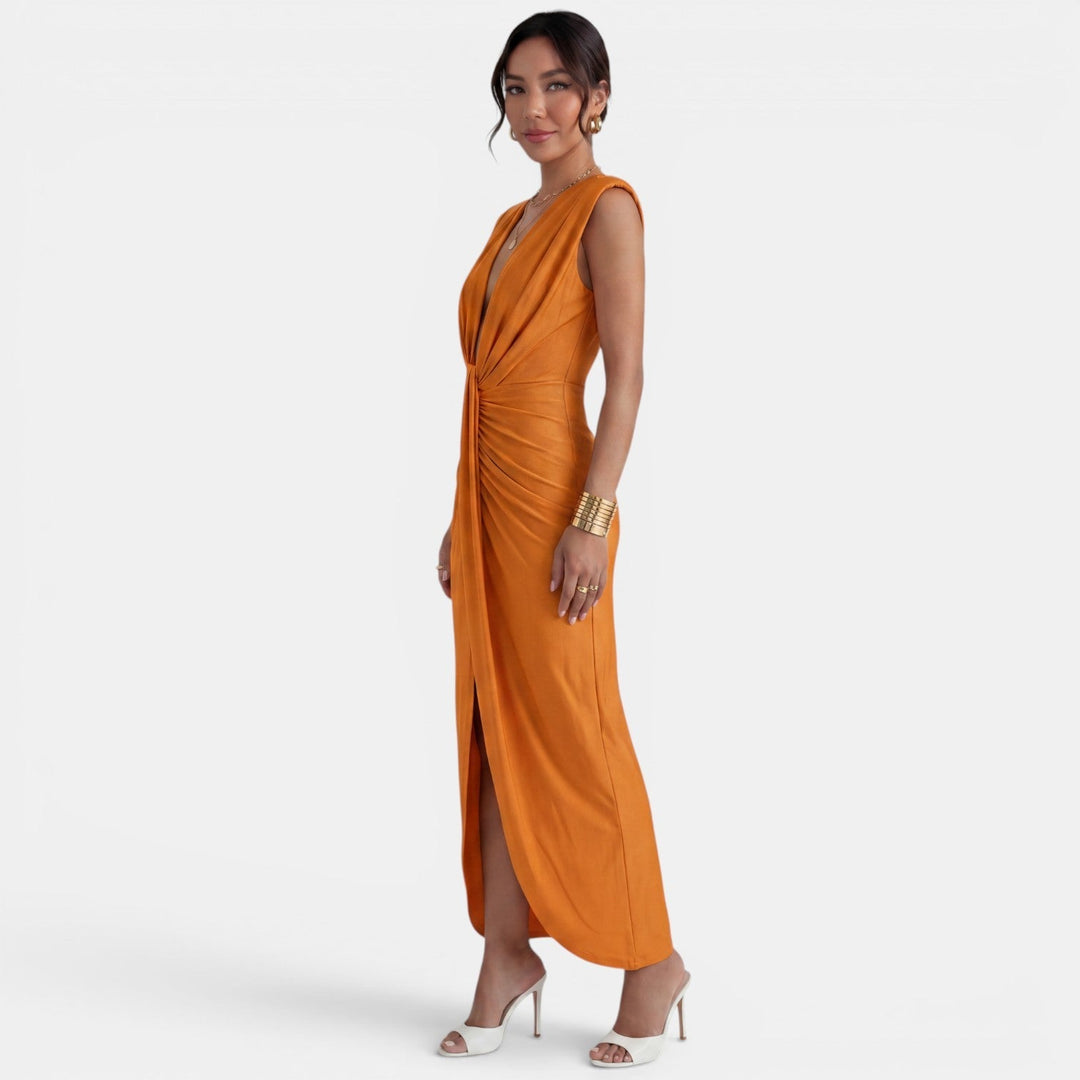 Vestido Largo Ajustado Elegante Mujer