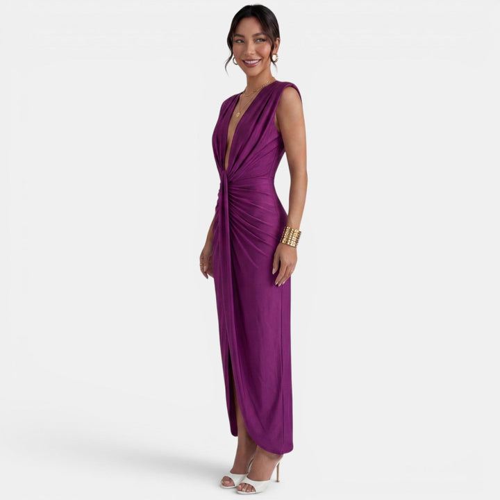 Vestido Largo Ajustado Elegante Mujer