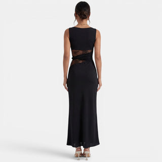 Vestido Largo Mujer Encaje Elegante