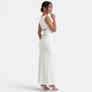 Vestido Largo Mujer Encaje Elegante
