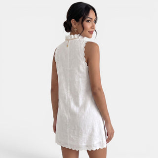 Vestido Corto Verano Mujer Lino
