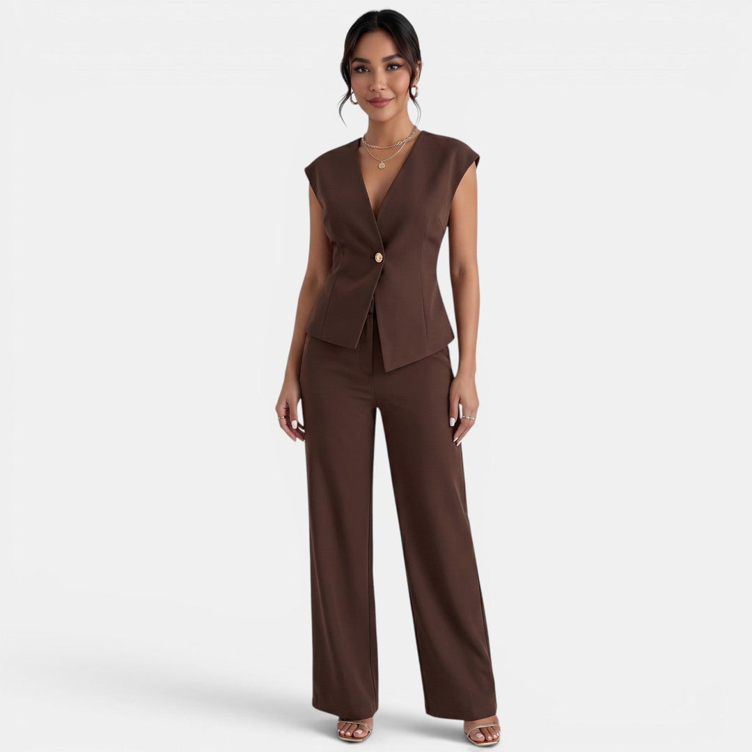 Conjunto Mujer Blazer Pantalón Elegante