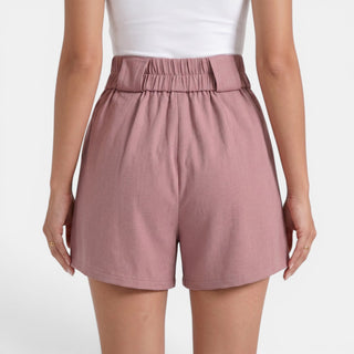 Shorts Mujer Cintura Alta Verano