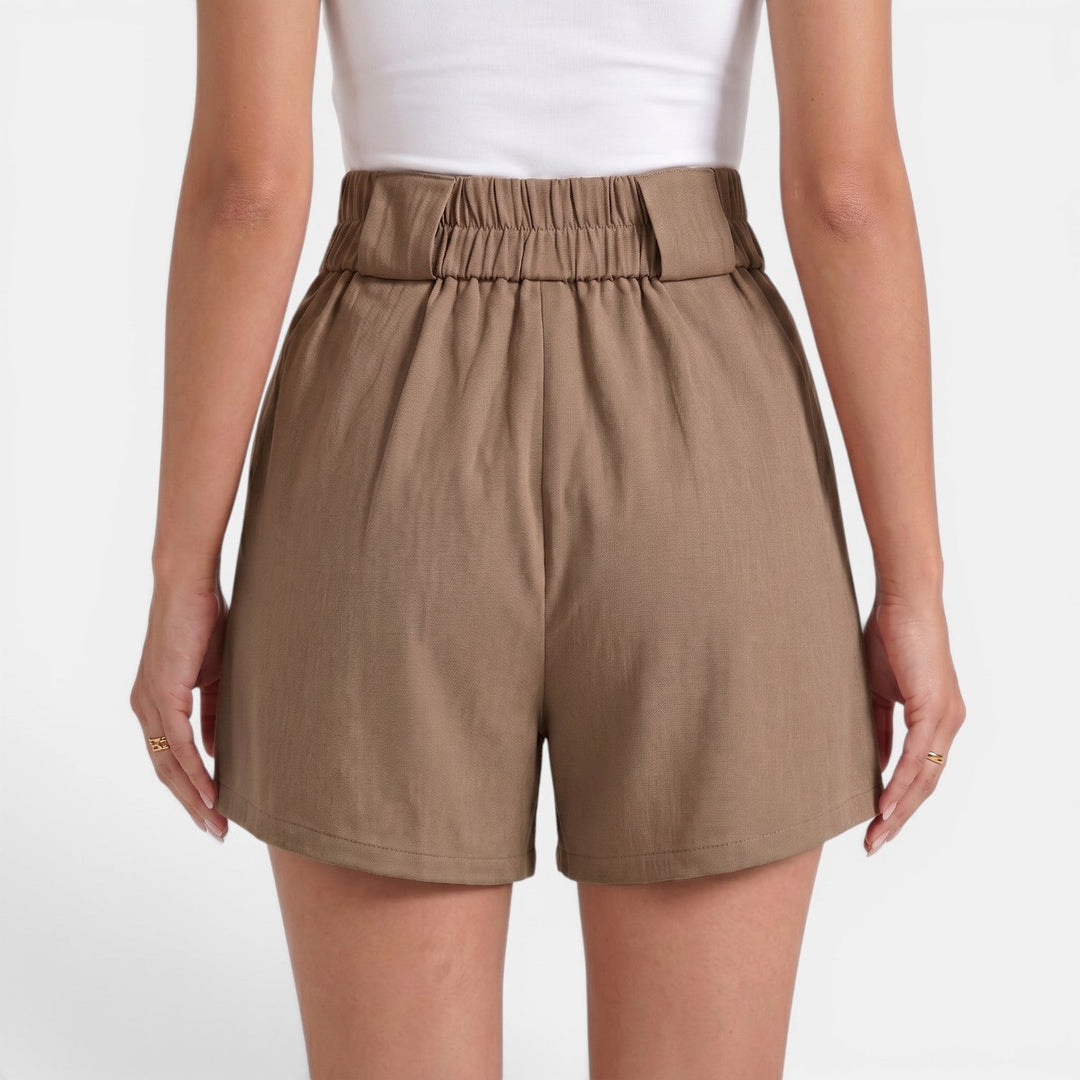 Shorts Mujer Cintura Alta Verano