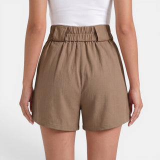 Shorts Mujer Cintura Alta Verano