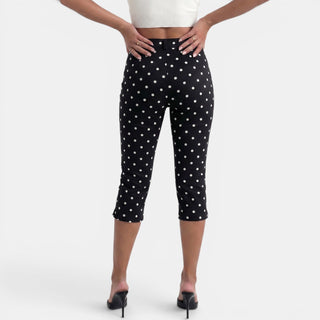 Pantalón Capri Lunares Mujer