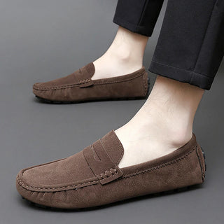 Mocasines de ante