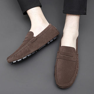 Mocasines de ante