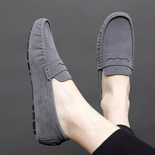 Mocasines de ante