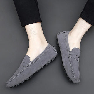Mocasines de ante